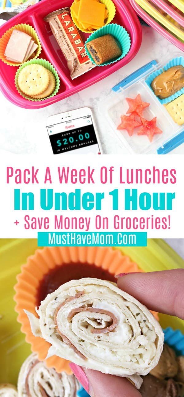 pack a week of cold lunches