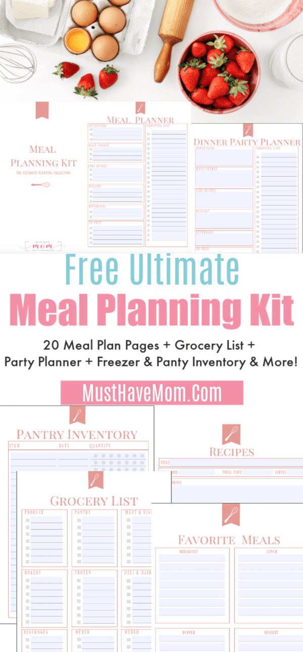 Free Printable Meal Planner + Join The Clean Eating Menu Plan Challenge!