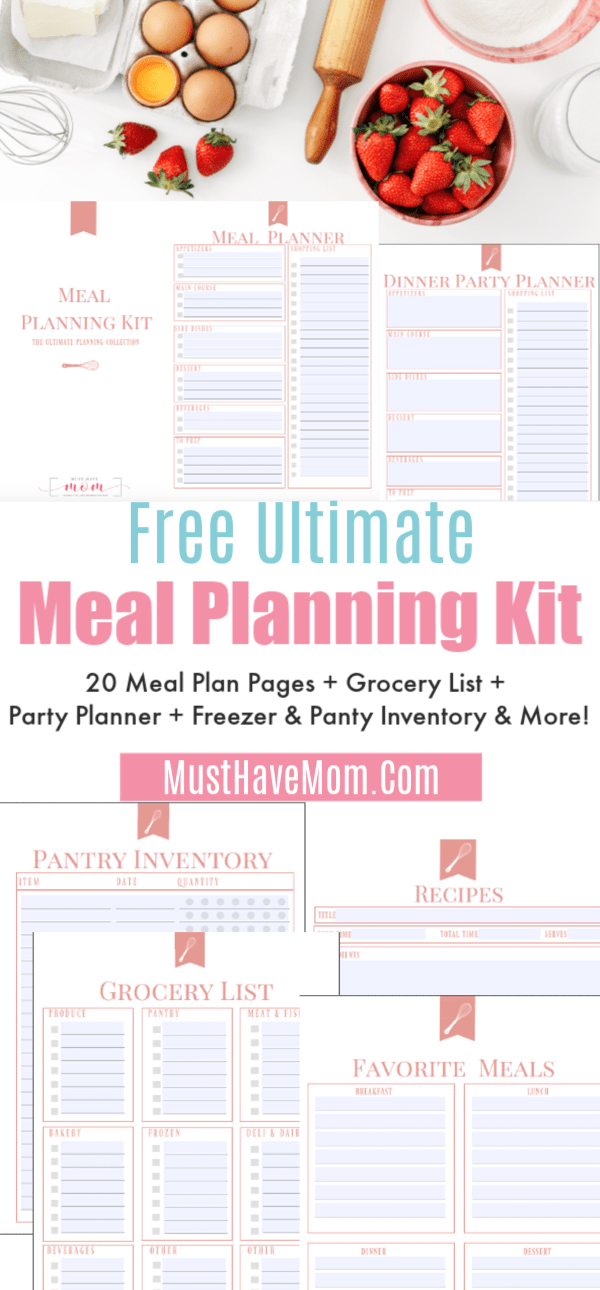 printable meal planner