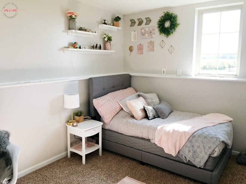 girls bedroom grey