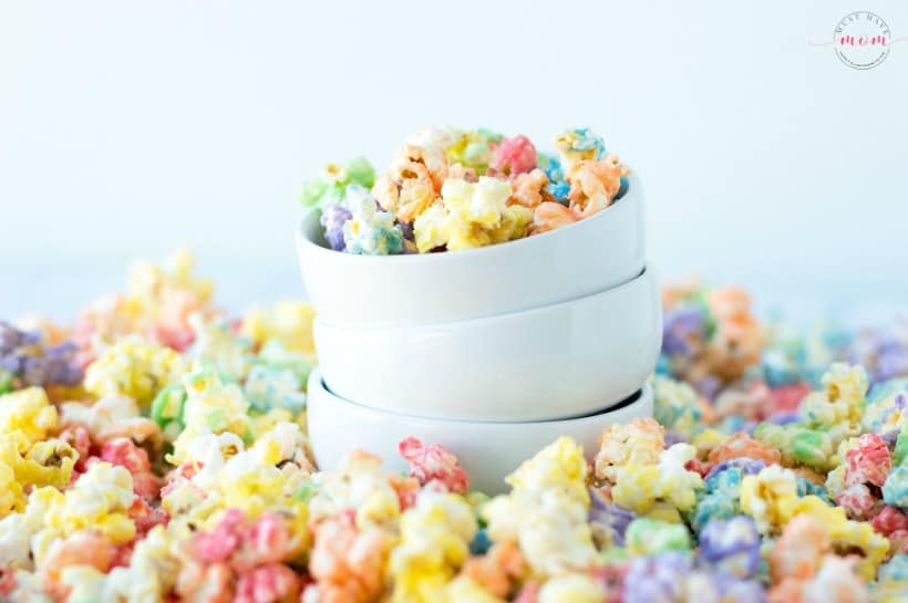 rainbow jello popcorn snack