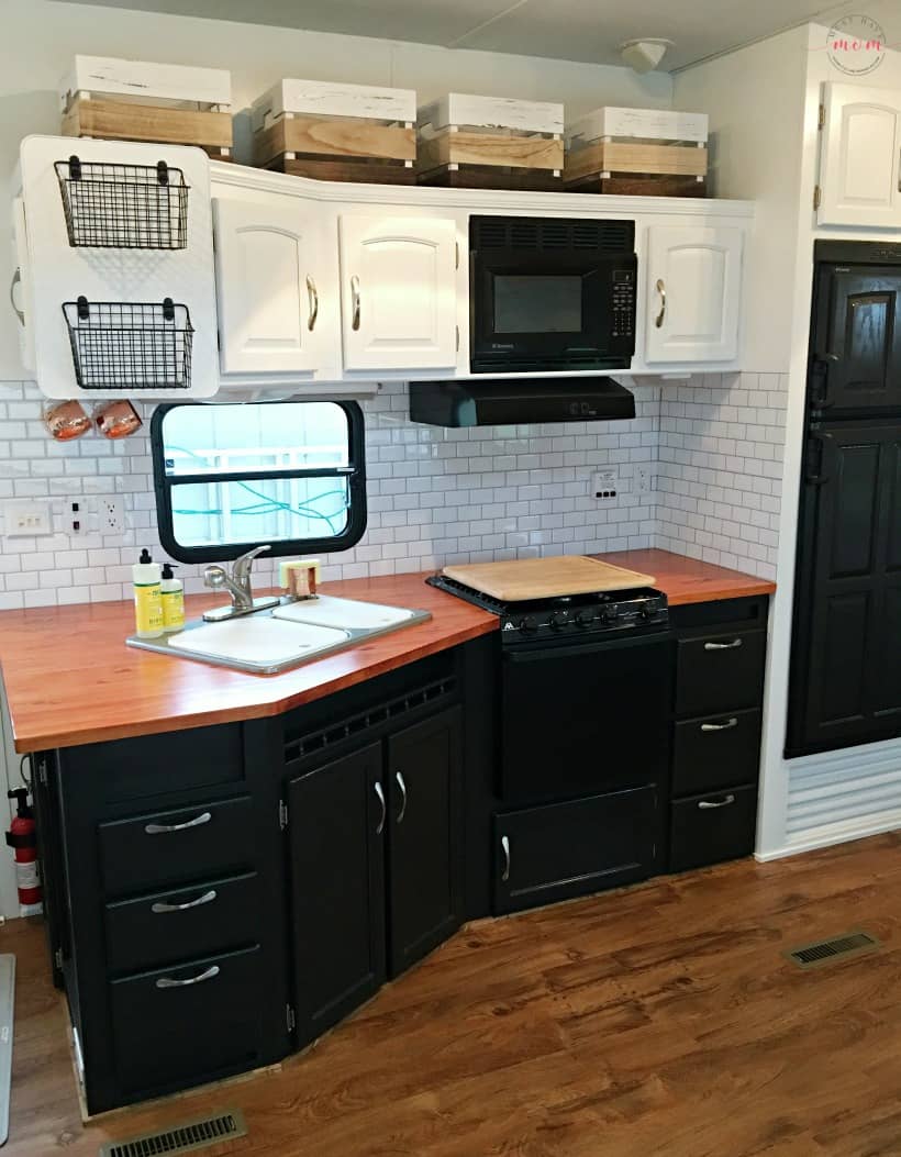 Camper Kitchen Makeover Diy Must Have Mom