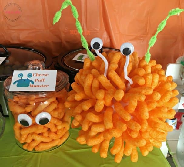 Cheese Puff Monster Party Food Idea - Must Have Mom
