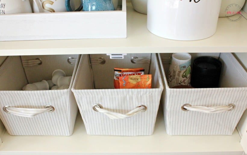 coffee bar baskets