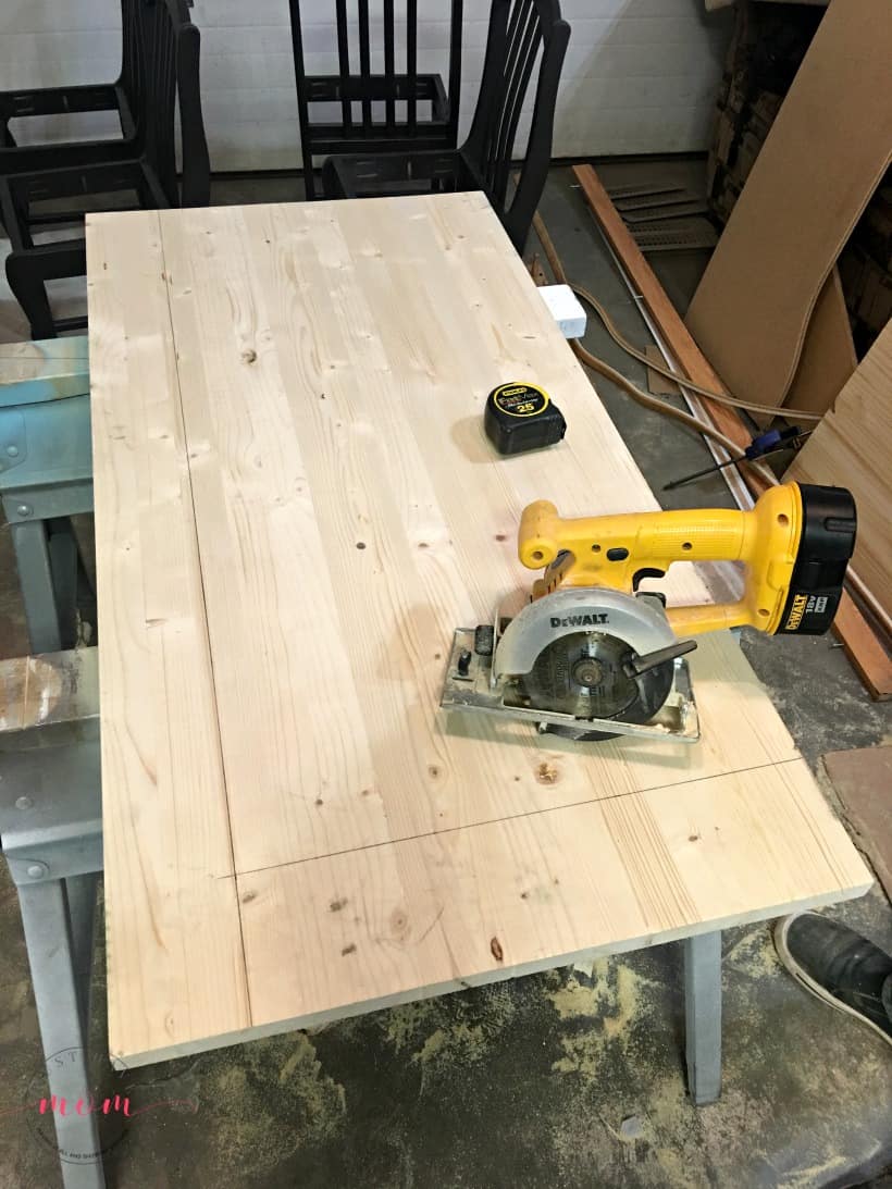 cutting diy wood countertops