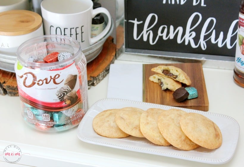 Dove candy cookies