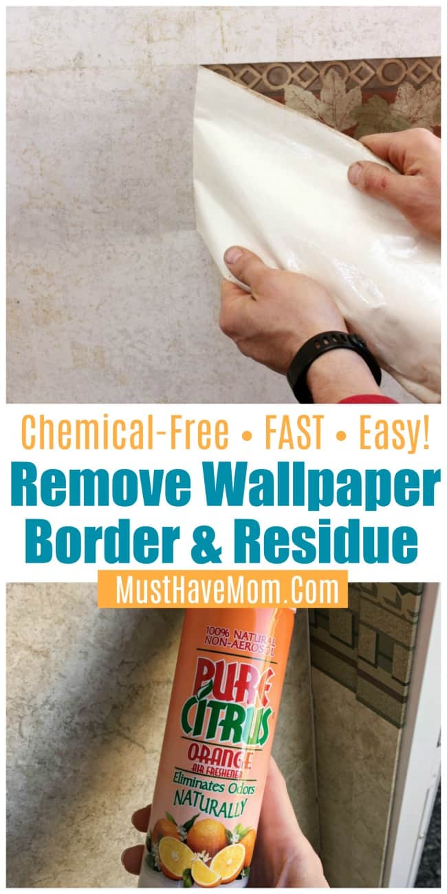 natural method to remove wallpaper