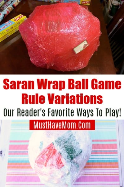 Saran Wrap Ball Game Variations - Must Have Mom