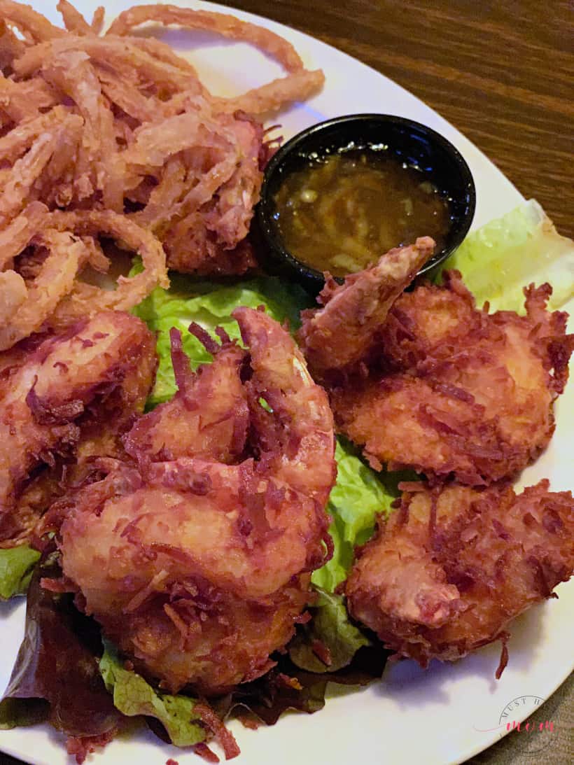 coconut shrimp at Cocomos