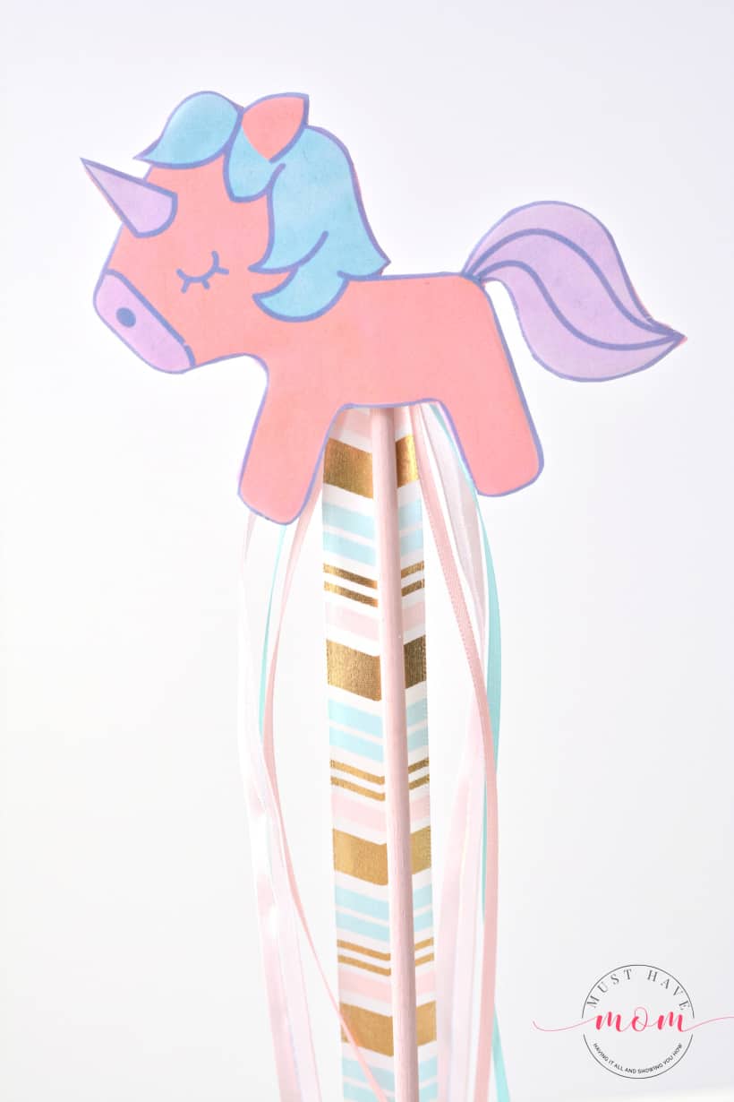 ribbon unicorn wand 