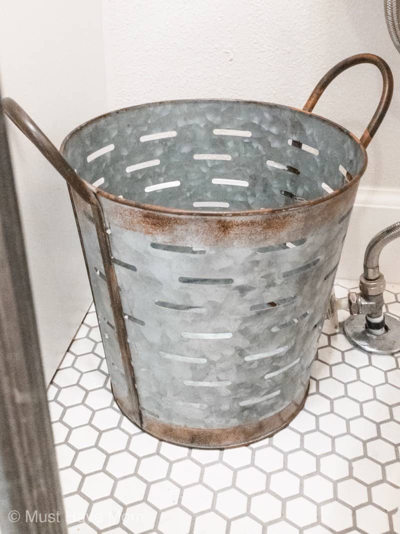 trash can farmhouse style