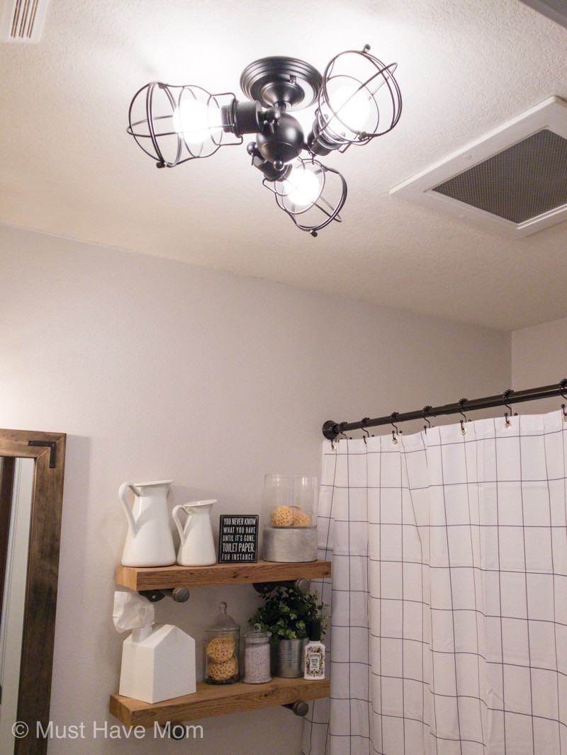 industrial style light fixture