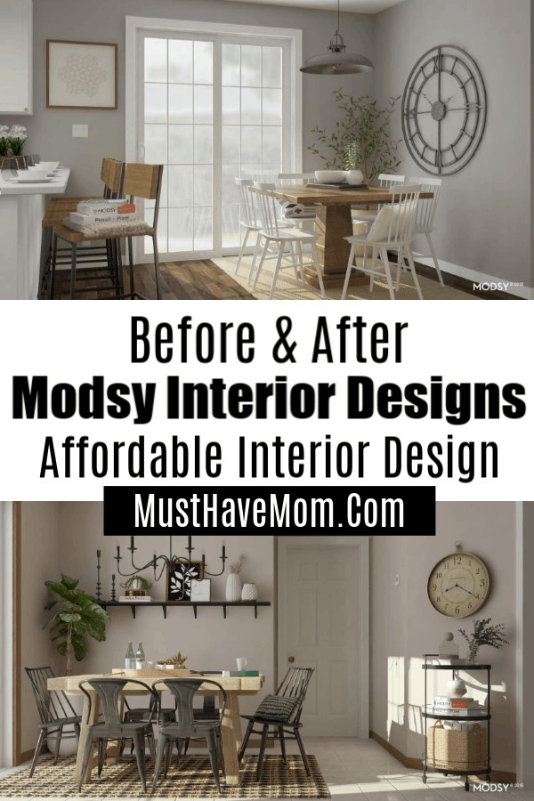 Modsy before and after designs