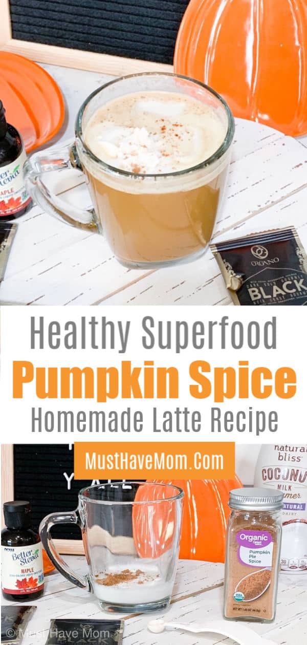 homemade pumpkin spice latte