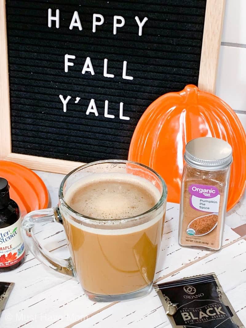 dairy free pumpkin spice latte