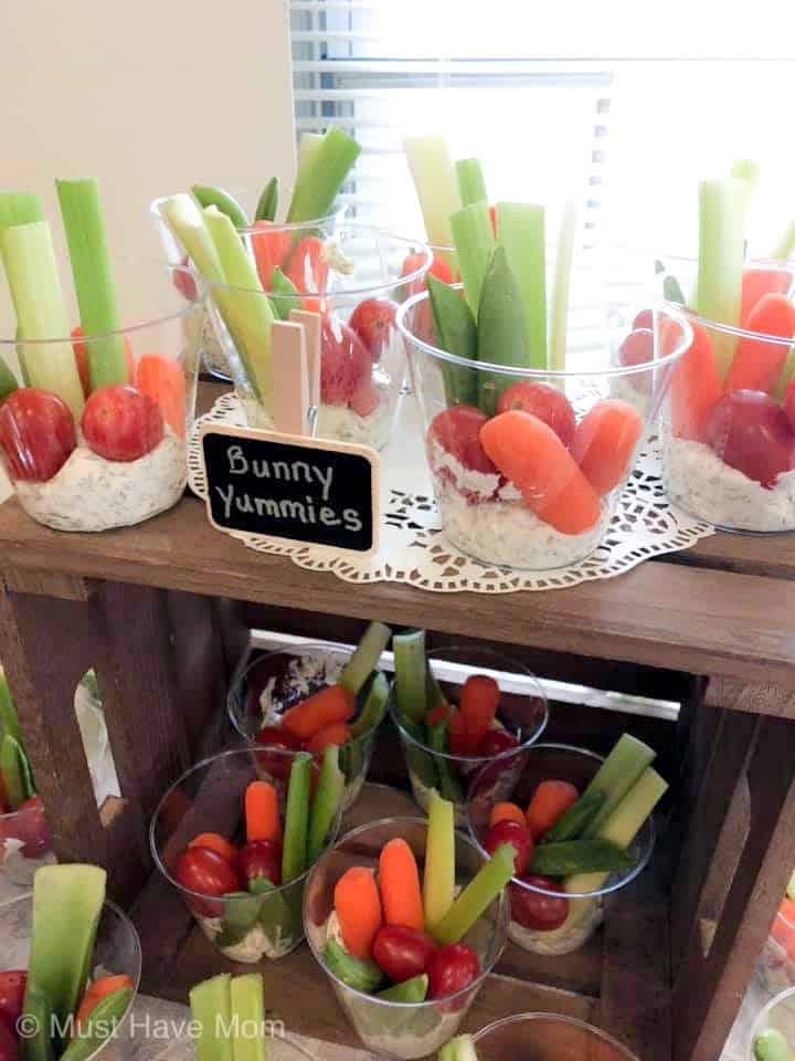 vegetable trays for baby showers