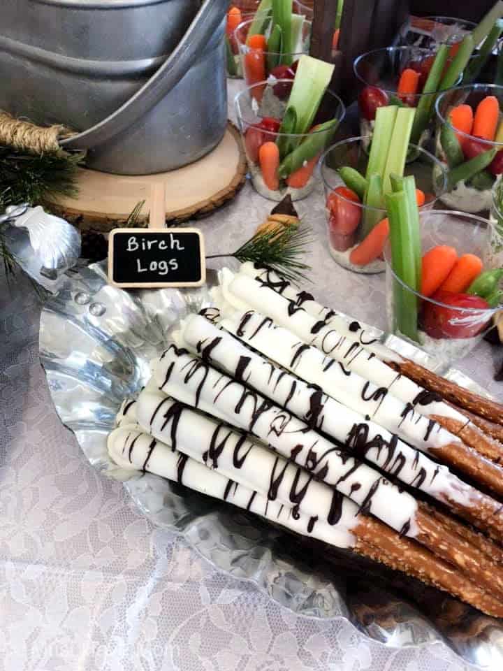 birch bark pretzel rods