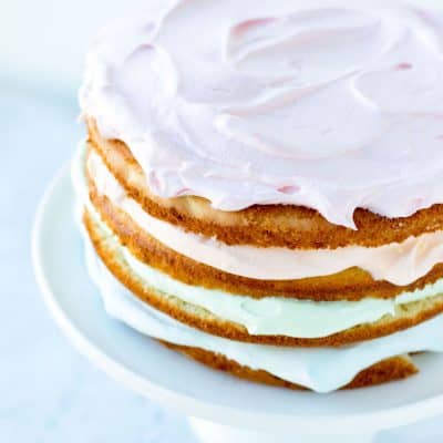 Beautiful Layered Jello Cake | Spring Dessert Recipe