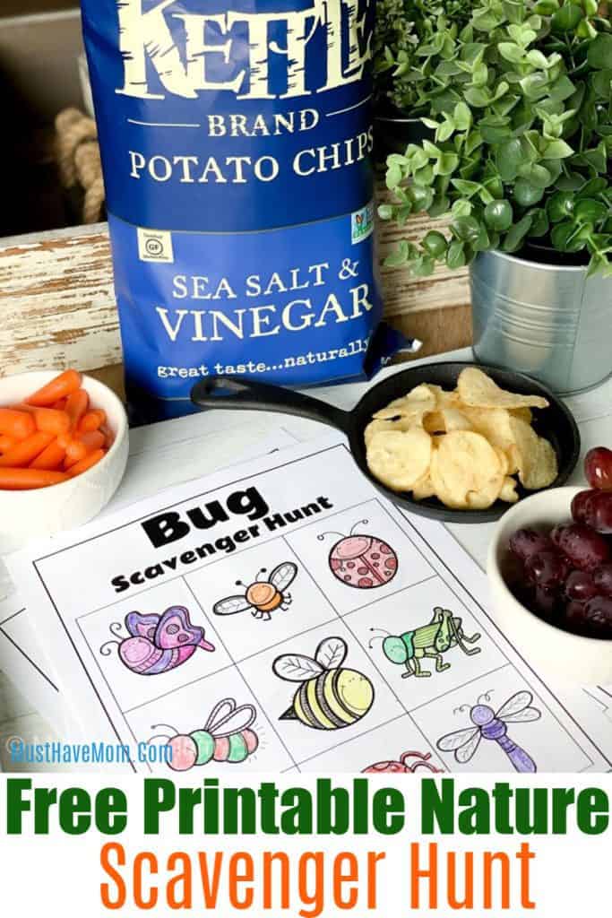 Bug Scavenger Hunt For Kids with Free Printable! - Must Have Mom