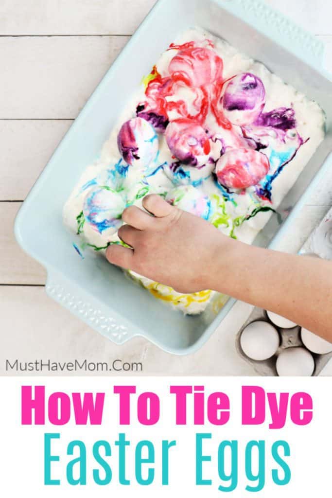 How To Tie Dye Eggs With Homemade Egg Dye Must Have Mom