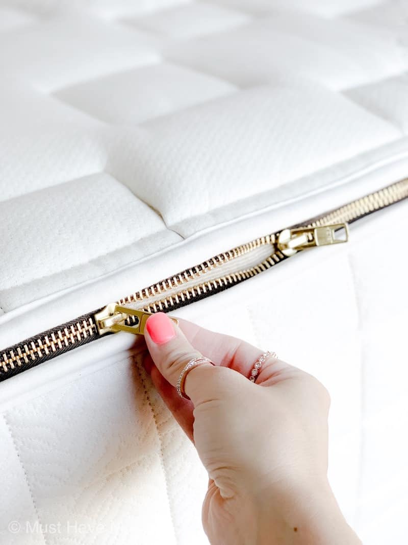 naturepedic mattress zipper