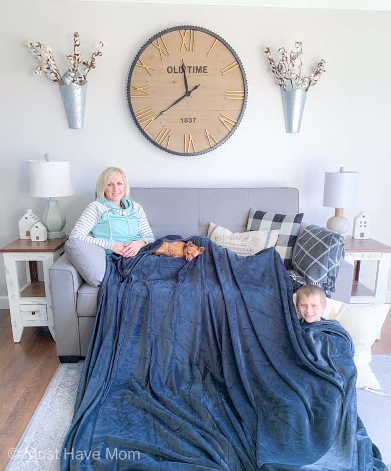 Biggest discount weighted blanket