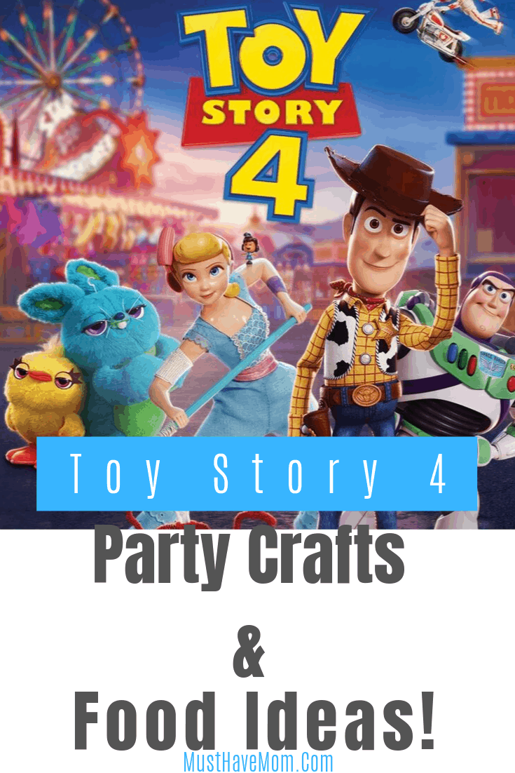 Toy Story 4 digital downloads are available on 10/1! It is the perfect time to plan a Toy Story Party with these crafts and food ideas.