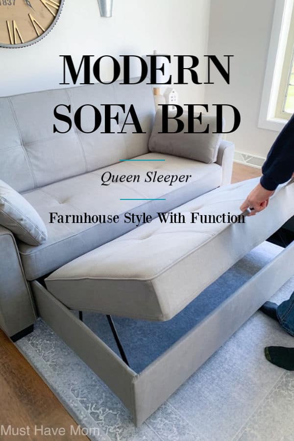 Crack pot Blikkenslager Almindeligt The Futon Shop Modern Sofa Bed Review - Must Have Mom