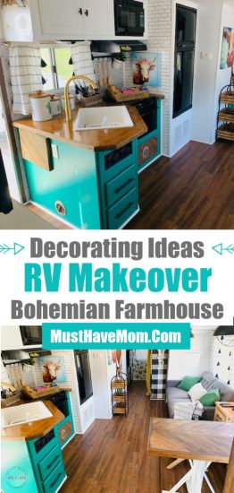 RV Remodel Ideas: Bohemian Farmhouse Style! - Must Have Mom