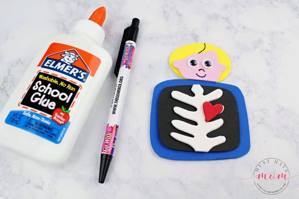 X is for X-Ray Letter Craft {Free Printables} - Must Have Mom