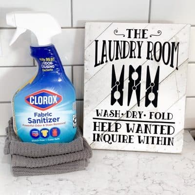 DIY Laundry Sign + Laundry Tips