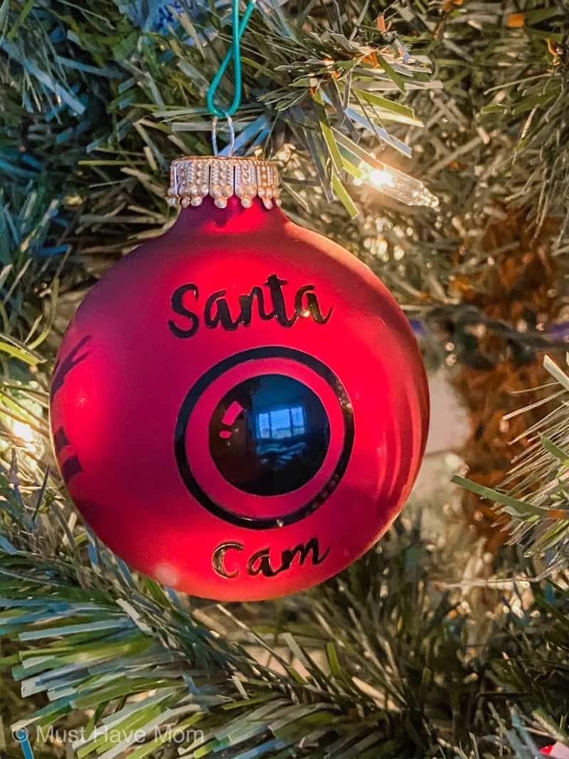DIY Santa Cam Ornament