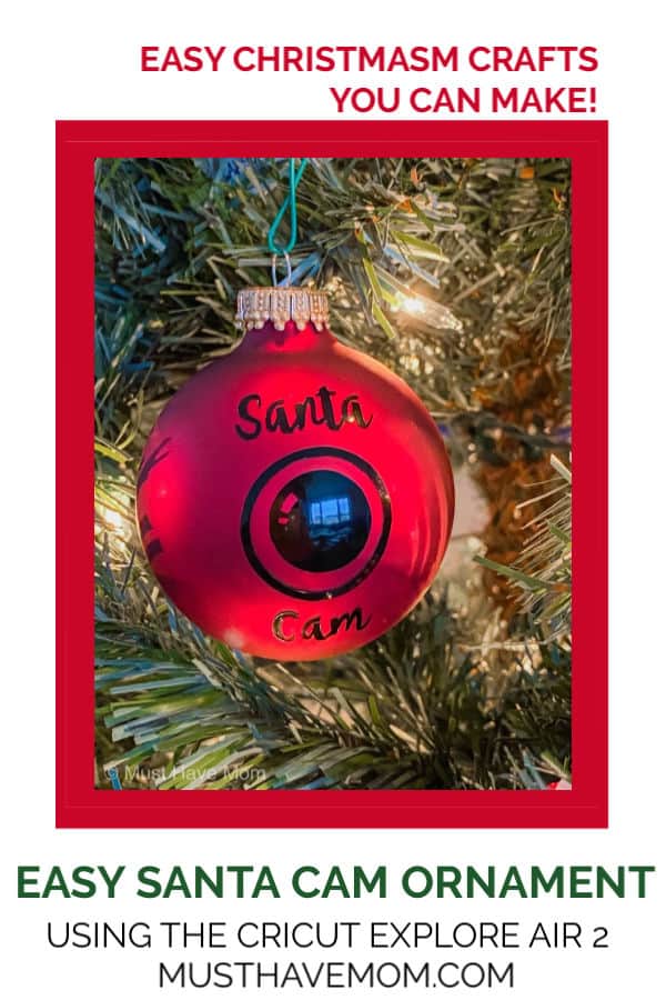 Santa camera ornaments