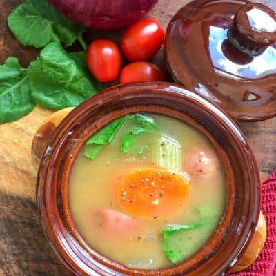 instant pot vegetable soup with fresh vegetables