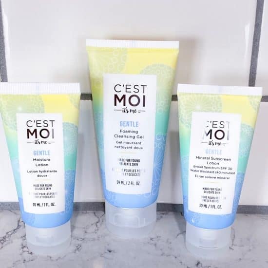 C'EST MOI 3 Step Gentle Skin Care Set