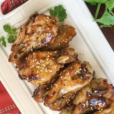 Instant Pot Sesame Garlic Chicken Wings