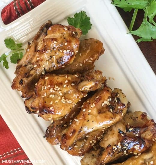 Instant Pot Sesame Garlic Chicken Wings