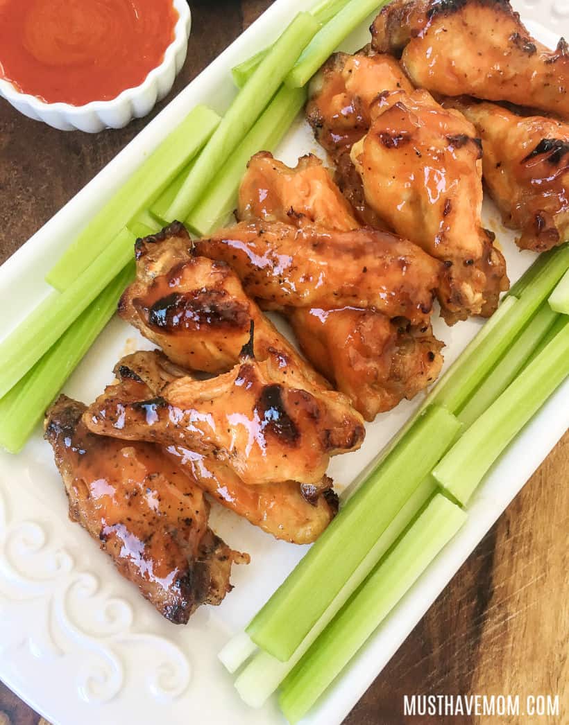 crispy and juicy chicken wings