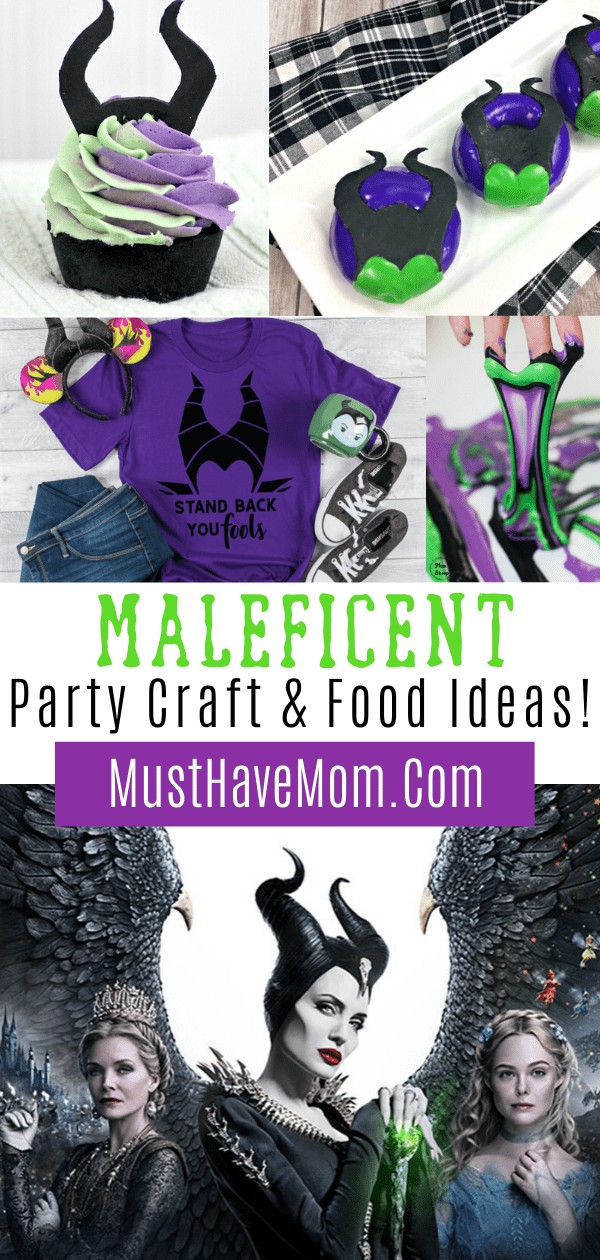 Maleficent: Mistress of Evil is available on 1/14! It is the perfect time to plan a Maleficent Party with these crafts and food ideas.