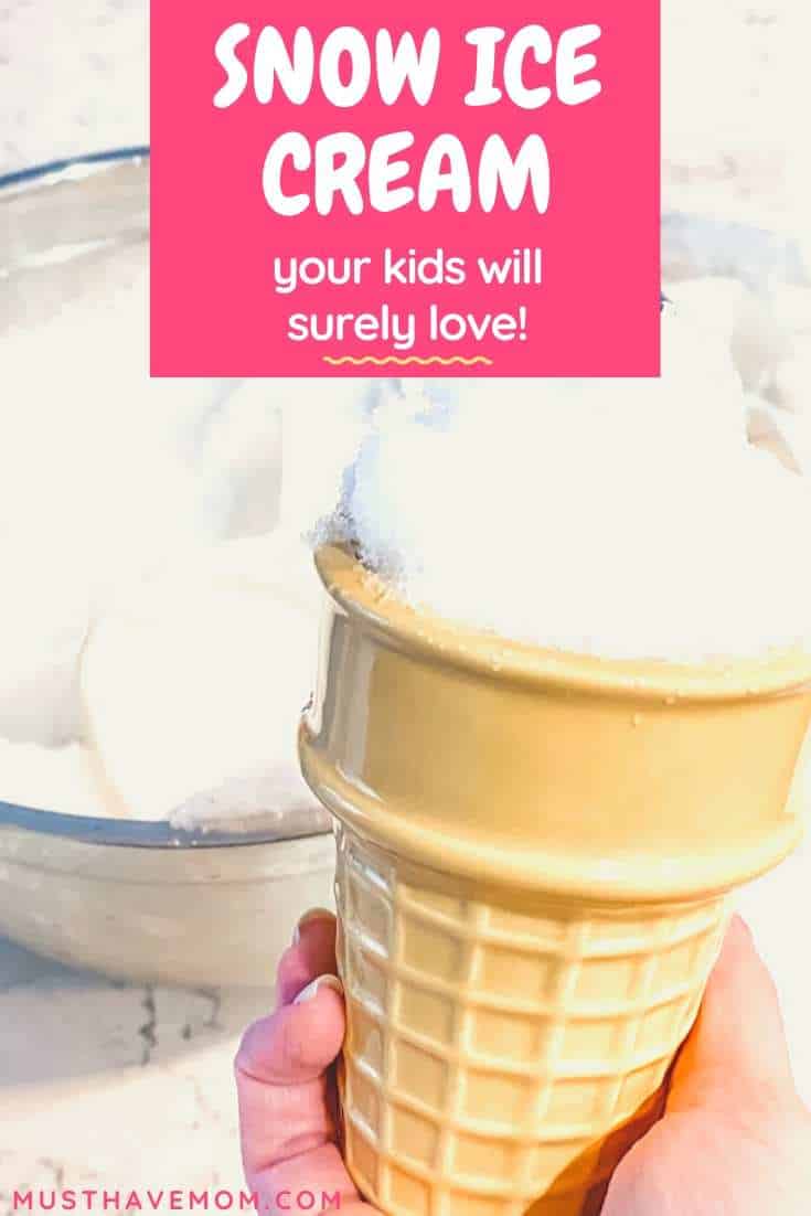 Snow Ice Cream - Must Have Mom