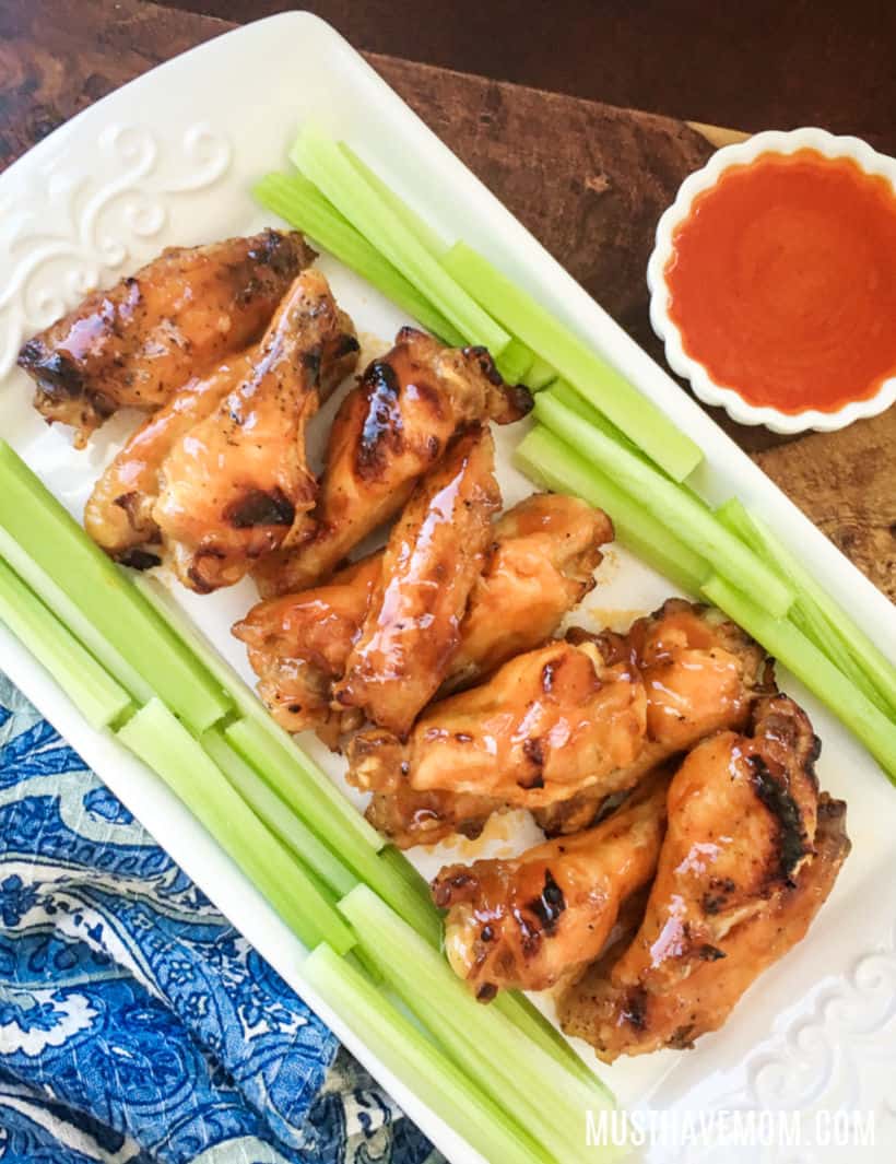 garlic buffalo chicken wings instant pot