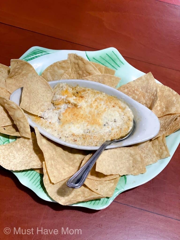 Spicy blue crab and shrimp dip