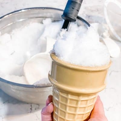 snow ice cream recipe