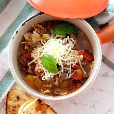 BEST Lasagna Soup Recipe