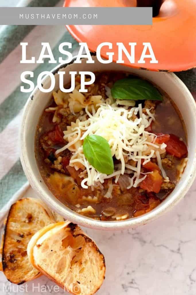 easy lasagna soup