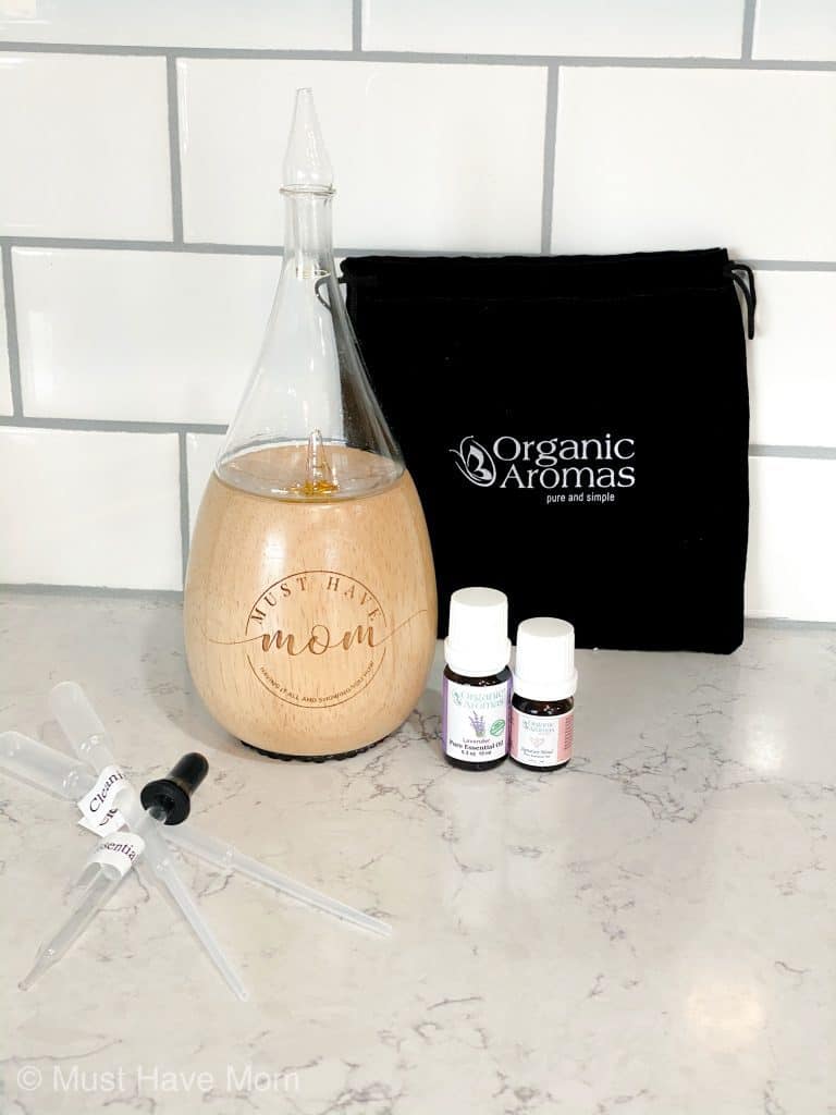 organic aromas nebulizing diffuser