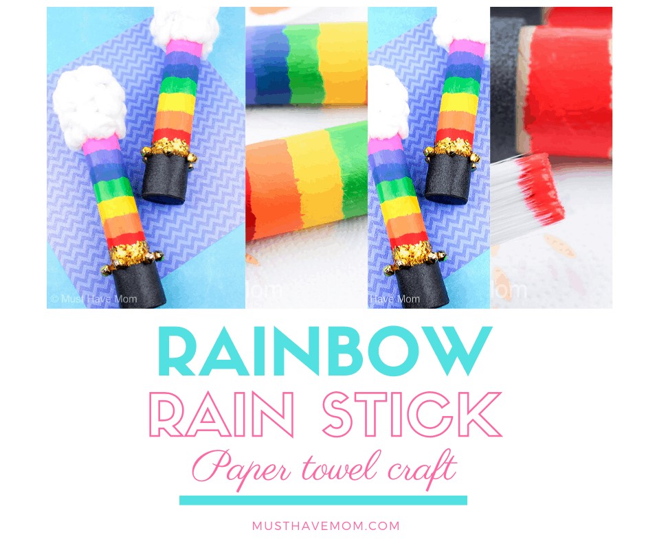 Rain Stick DIY | Paper Towel Roll Crafts - Must Have Mom