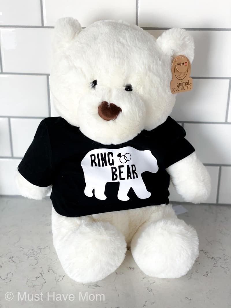 ring bear teddy bear