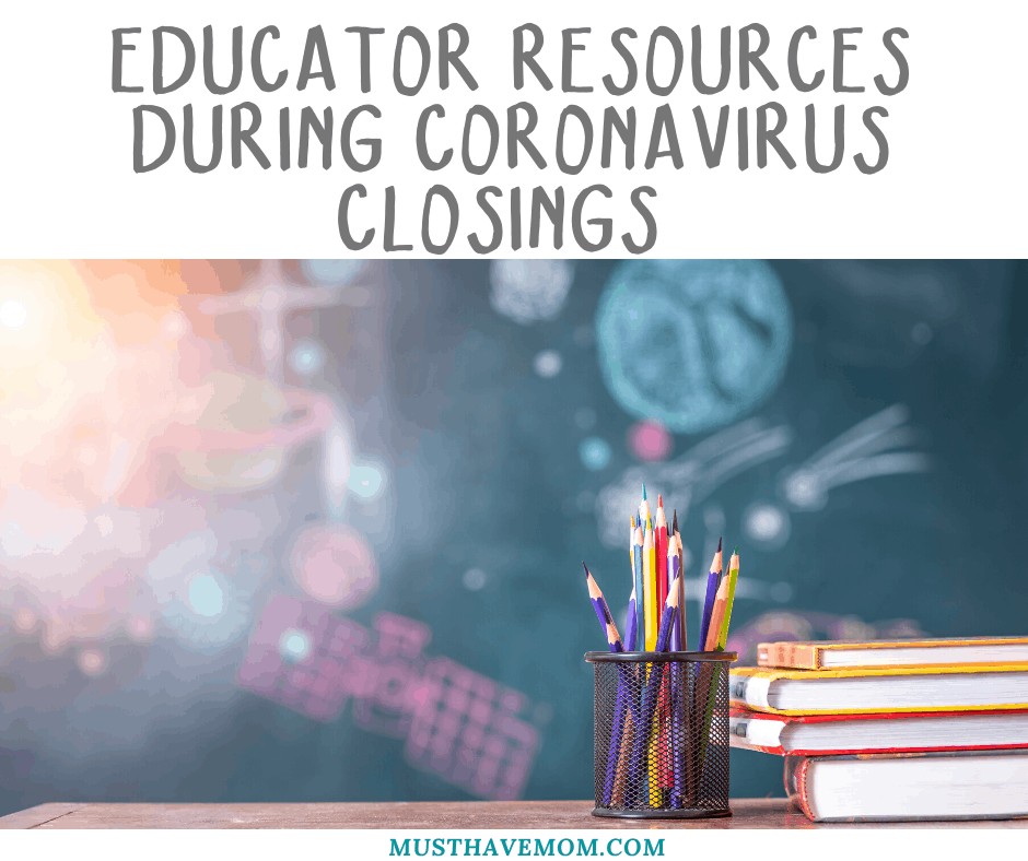 Educator Resources During Coronavirus Closings