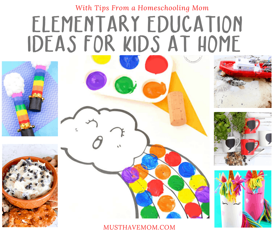 Do you find yourself with kids at home all the time now? These Elementary Education Ideas for Kids will help keep them occupied and learning.